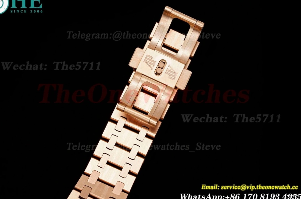 Qtz ZF Oak 67651 Dia Swiss RG 33mm Royal Gold Ladies RG 0430